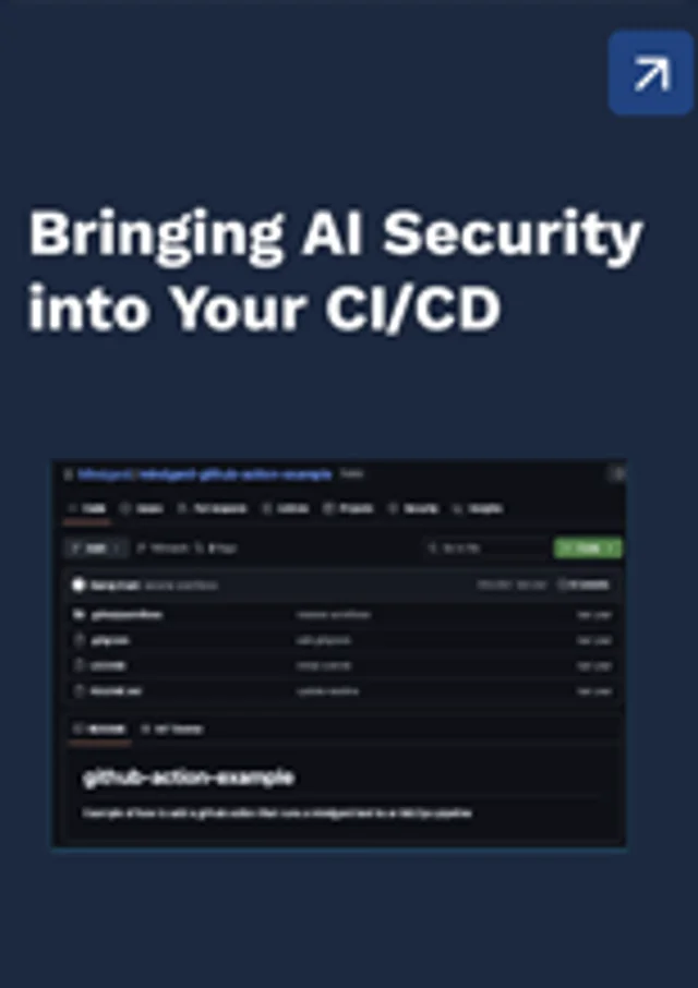 Bringing AI Security into Your CI/CD with Mindgard