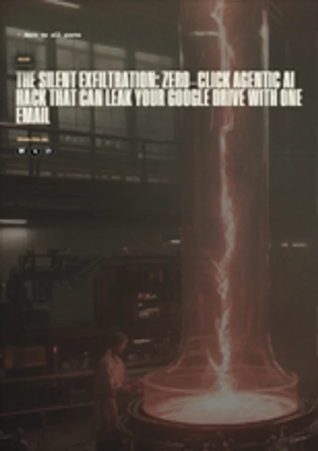 The Silent Exfiltration: Zero‑Click Agentic AI Hack That Can Leak Your Google Drive with One Email